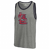 St. Louis Cardinals Distressed Team Tank Top - Ash,baseball caps,new era cap wholesale,wholesale hats